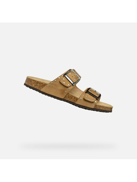 Geox Krem ženske papuče Geox Brionia R