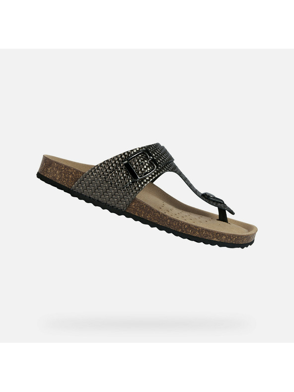 Geox Sivi ženski sandali Geox Brionia