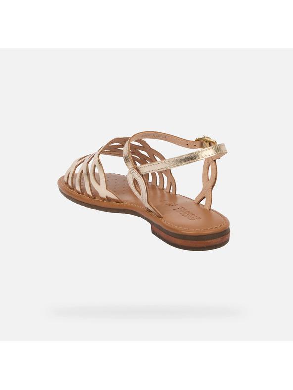 Geox Zlatne ženske sandale Geox Sozy S