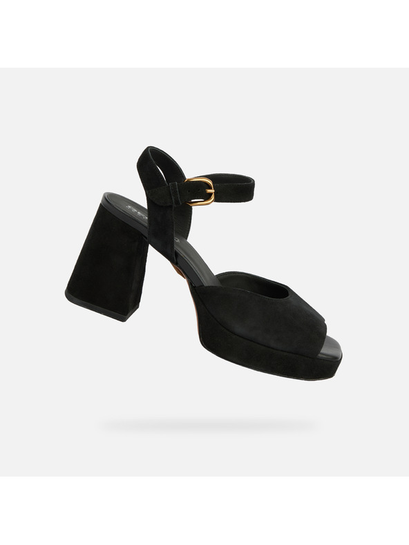 Geox Crni ženski sandali Geox Soledea