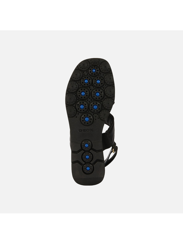 Geox Crna ženska obuća na punu petu Geox Spherica EC6