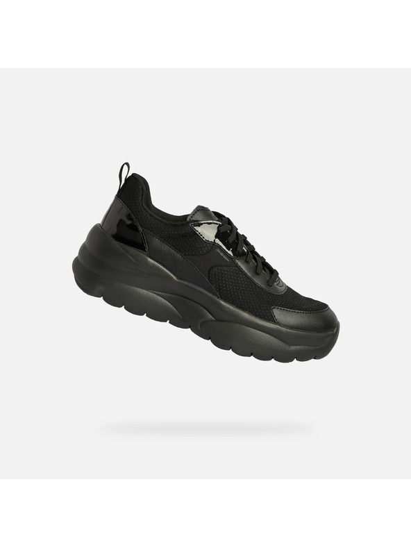 Geox Crne ženske tenisice Geox Xtros