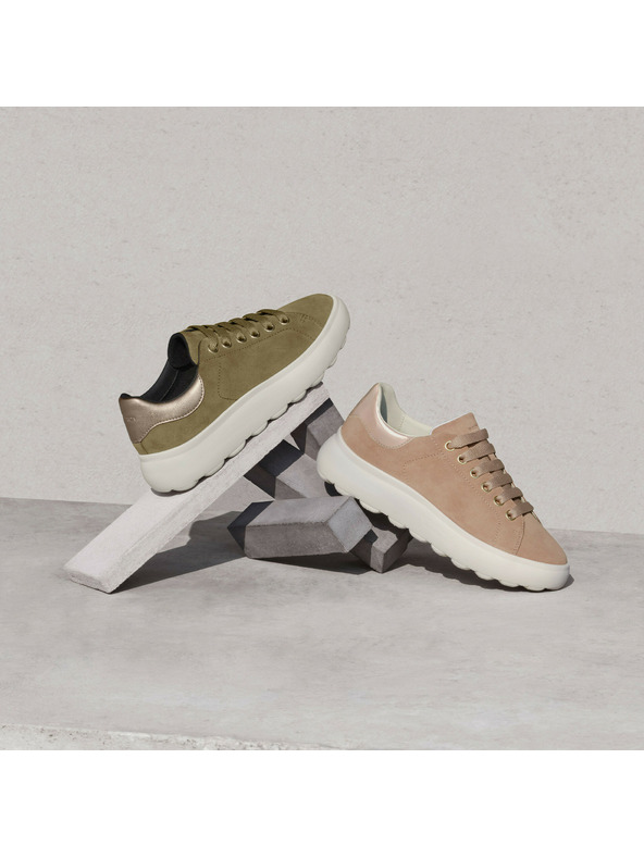 Geox Khaki ženski tenisice Geox Spherica EC4.1