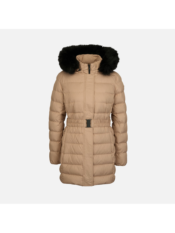 Geox Bež ženska pernata jakna Geox Catria