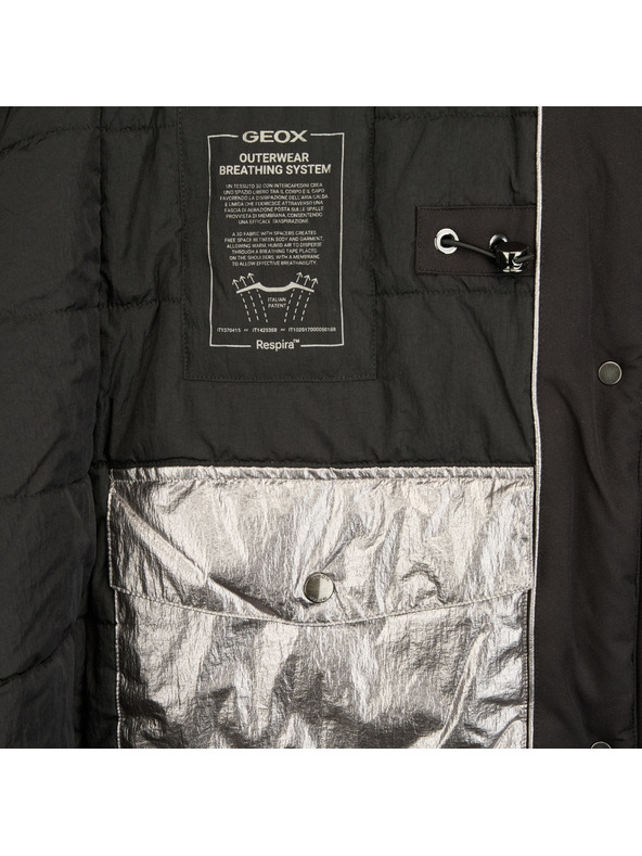 Geox Crna ženska parka Geox Spherica