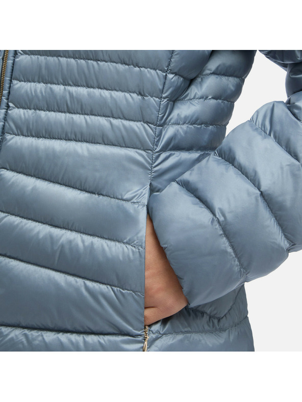 Geox Svijetlo plave ženske pernate jakne Geox Jaysen