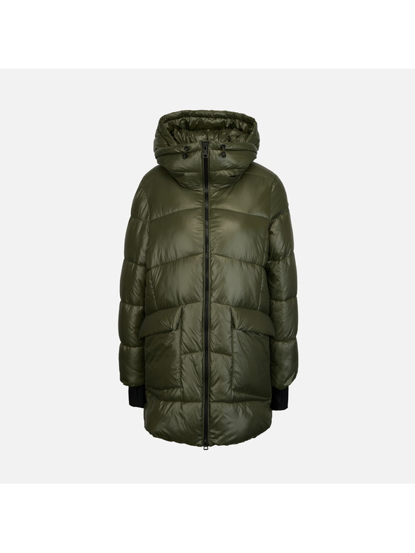 Geox Khaki ženska pernata jakna Geox Serilda