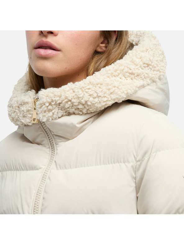 Geox Krem ženska pernata jakna Geox Vilde