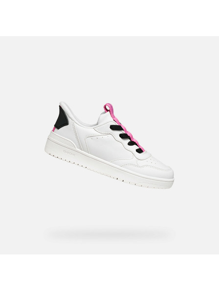 Geox Bijele djevojčanske tenisice Geox Washiba Fast In