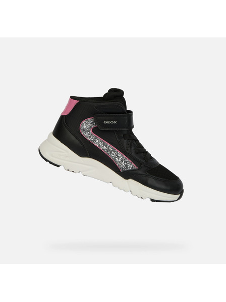 Geox Crne djevojčice tenisice Geox Loftus