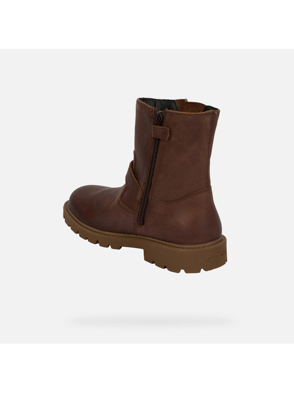 Geox Smeđa djevojčanska gležnjača Geox Shaylax