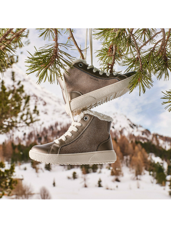 Geox Bež djevojčinska gležnjača Geox Theleven Girl B AB