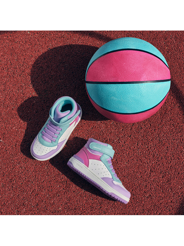 Geox Ljubičasta djevojčanska gležnjača Geox Washiba Girl