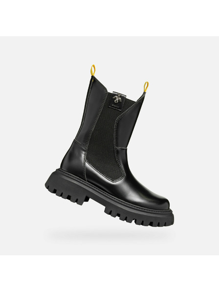 Geox Crna djevojčinska gležnjača Geox Maquinnens Girl