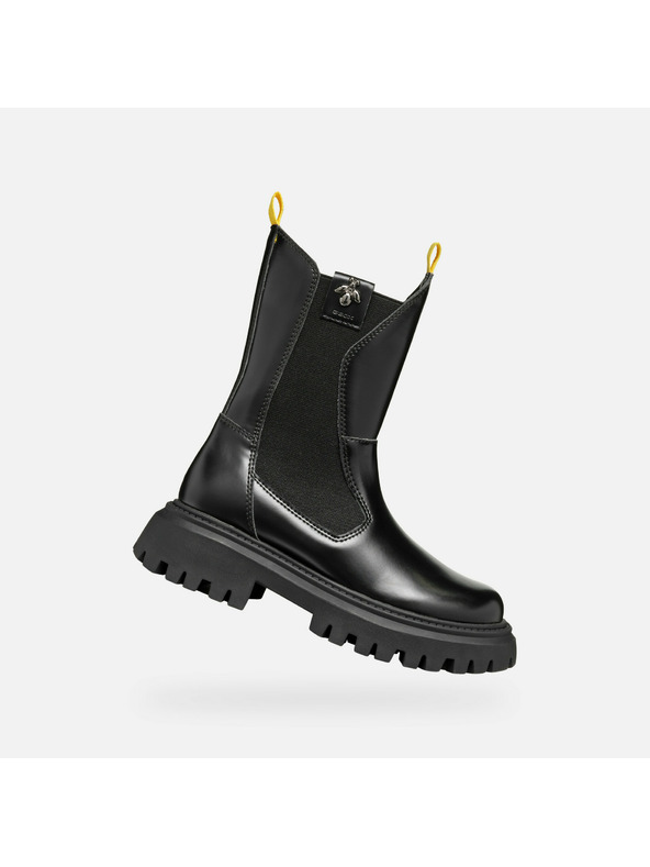 Geox Crna djevojčinska gležnjača Geox Maquinnens Girl