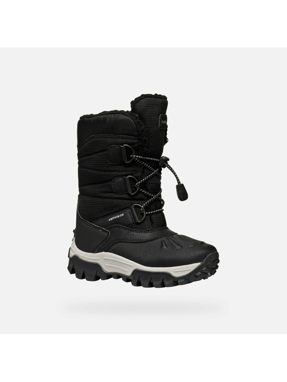 Geox Crne zimske čizme Geox Himalaya ABX za dječake