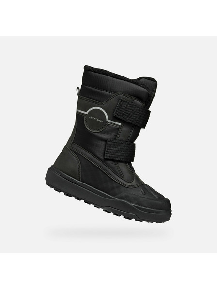 Geox Crna dječača zimska obuća Geox Bunshee PG A