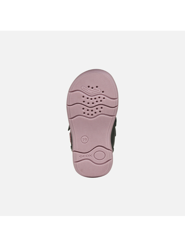 Geox Crne djevojačke cipele za prve korake Geox Zapito