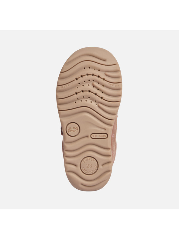 Geox Ružičaste dječje cipele za prve korake Geox Macchia Girl