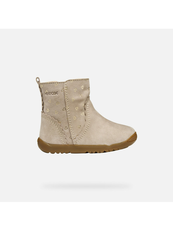 Geox Bež dječje cipele za prve korake Geox Macchia