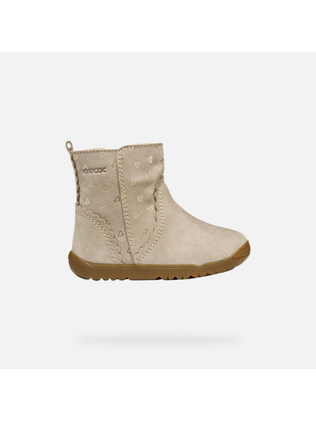 Geox Bež dječje cipele za prve korake Geox Macchia