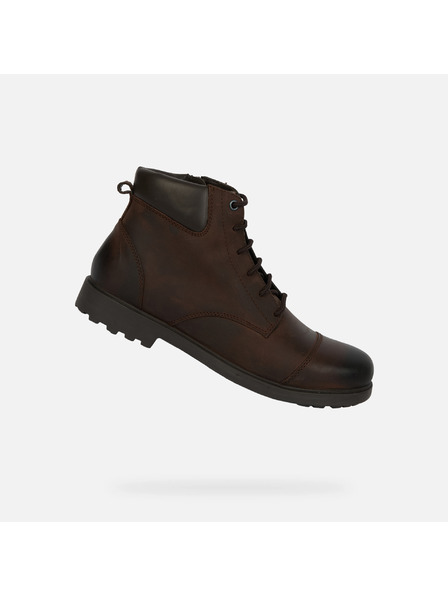 Geox Tamno smeđa muška gležnjača Geox Rhadalf