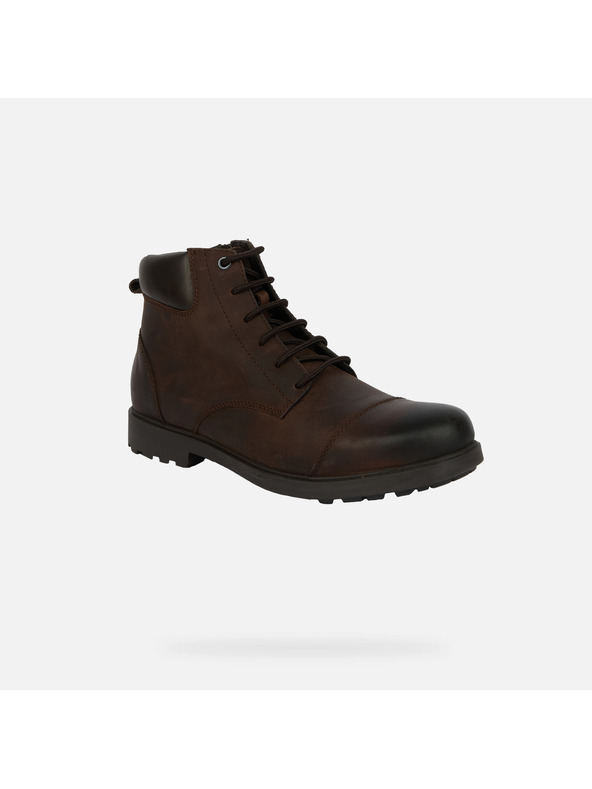 Geox Tamno smeđa muška gležnjača Geox Rhadalf