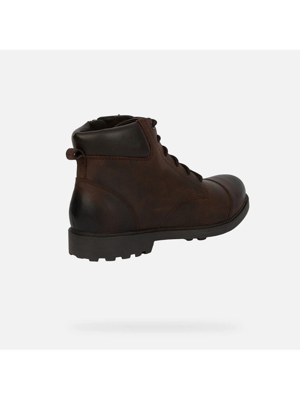 Geox Tamno smeđa muška gležnjača Geox Rhadalf