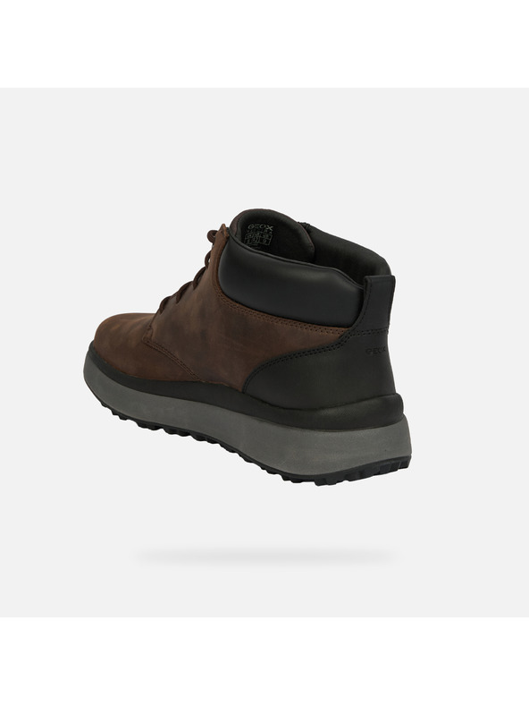 Geox Tamno smeđa muška gležnjača Geox Granito + Grip