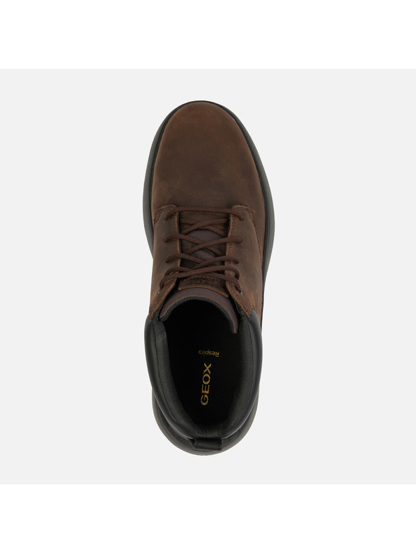 Geox Tamno smeđa muška gležnjača Geox Granito + Grip