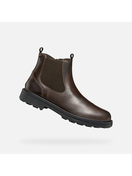 Geox Smeđa muška gležnjača Geox Lagorai + Grip B A