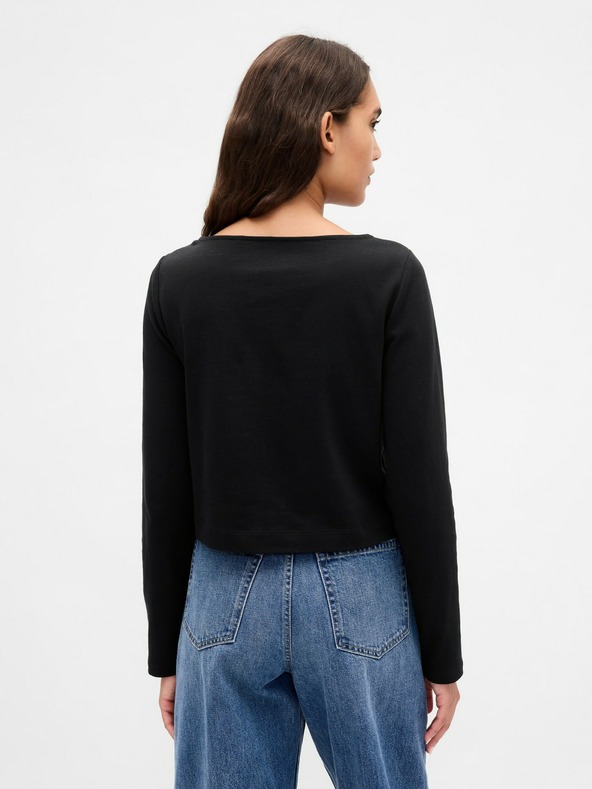 GAP Crop majica VintageSoft Heavyweight GAP
