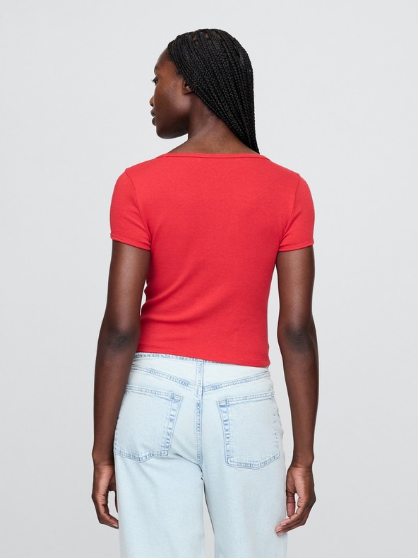 GAP Crop majica Americana GAP