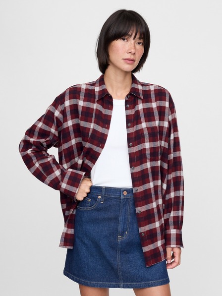 GAP Oversize flanelna košulja Big Shirt GAP