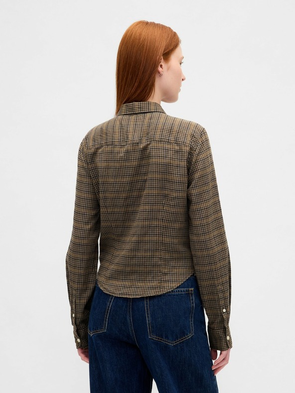 GAP Flanel crop košulja GAP