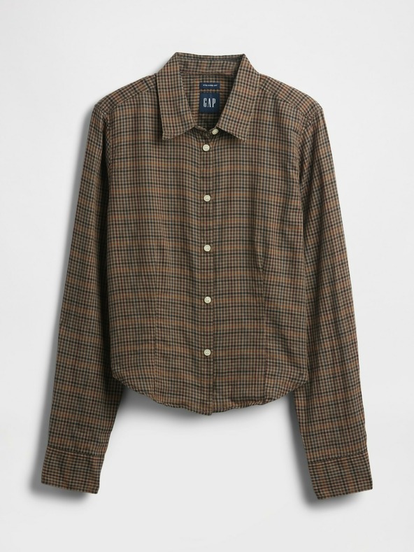 GAP Flanel crop košulja GAP
