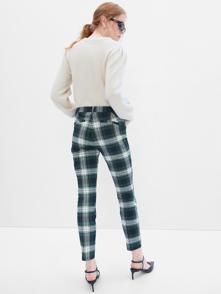 GAP Karirane uske hlače bi-stretch GAP