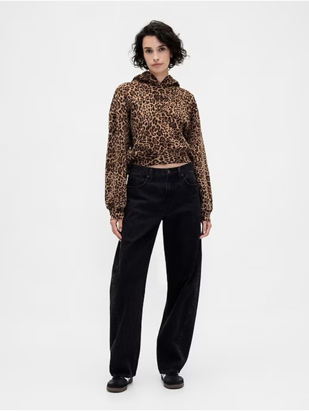 GAP Logo skraćena GAP majica s kapuljačom