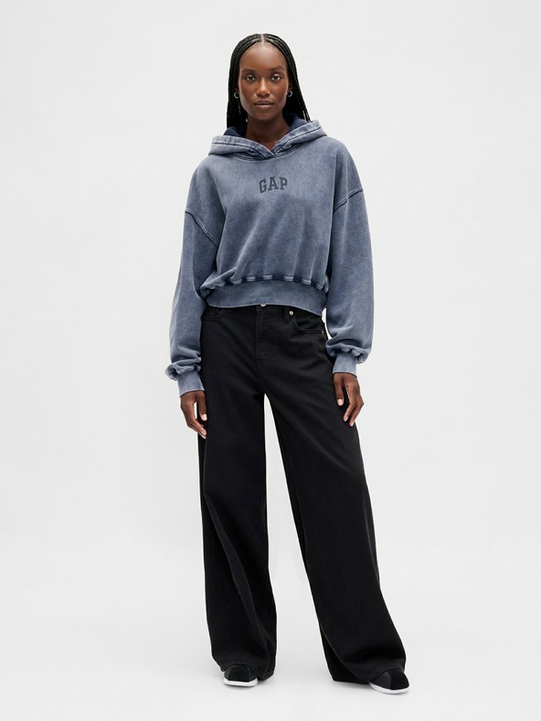 GAP Logo skraćena GAP majica s kapuljačom