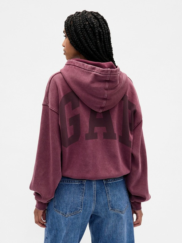 GAP Logo skraćena GAP majica s kapuljačom