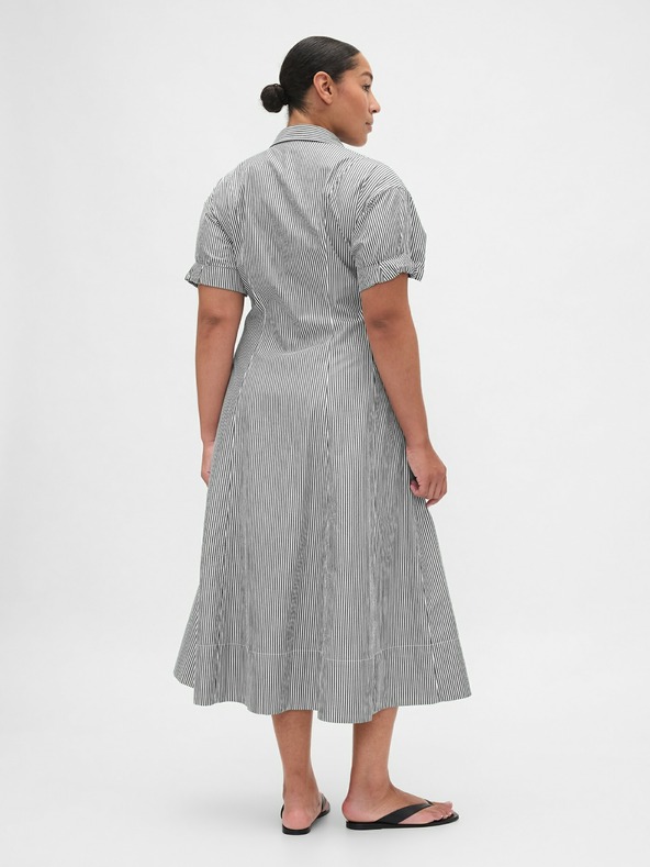 GAP GAP košulja midi haljina od poplina