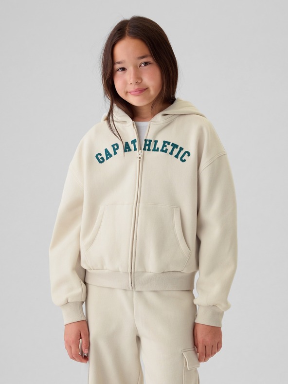 GAP Dječja dukserica s patentom Gap Athletic GAP
