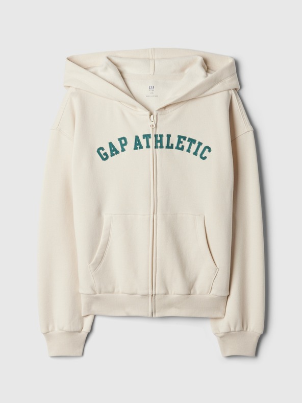 GAP Dječja dukserica s patentom Gap Athletic GAP