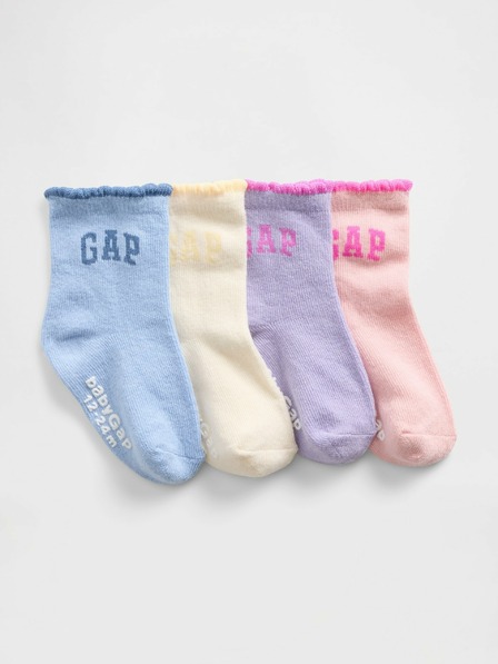 GAP Baby čarape s logom, 4 para GAP