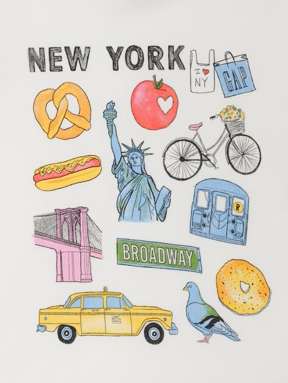 GAP Dječja majica s printom Gap