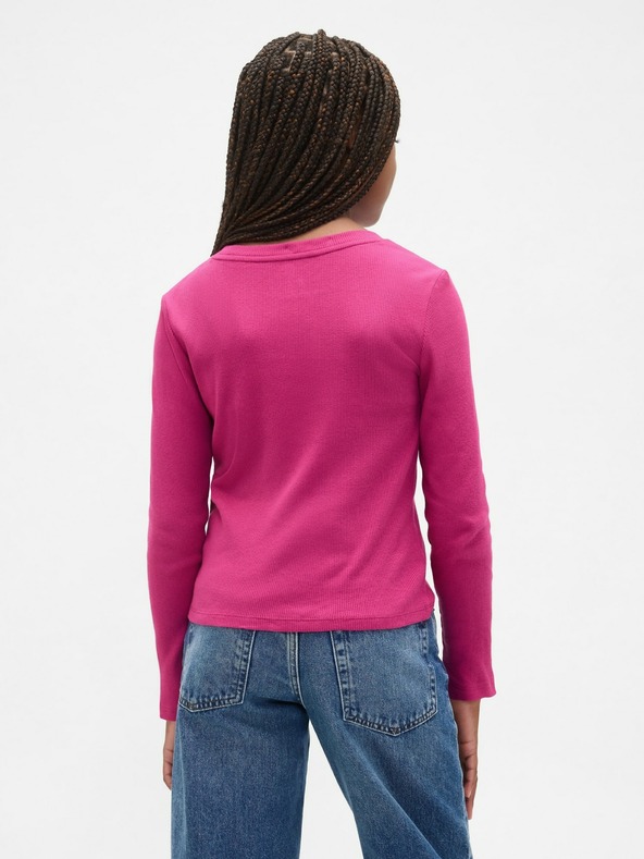 GAP Dječje rebraste majice s logom GAP