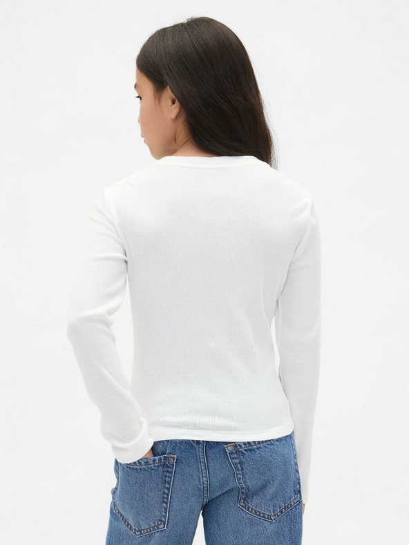 GAP Dječje rebraste majice s logom GAP