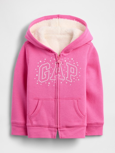 GAP Baby topla dukserica Logo Sherpa GAP