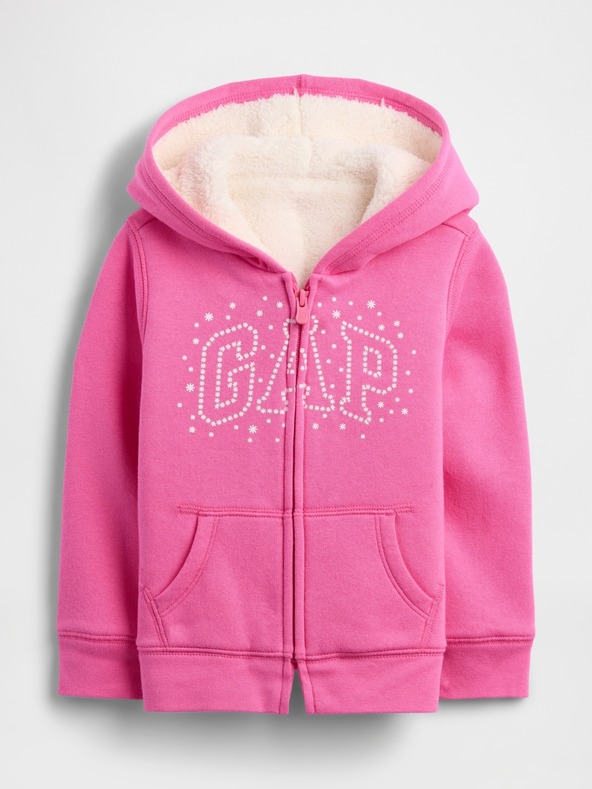 GAP Baby topla dukserica Logo Sherpa GAP