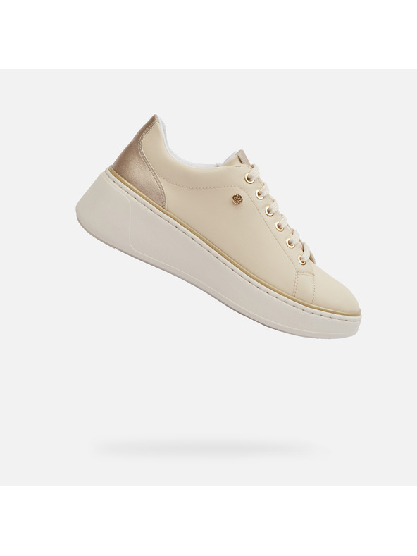 Geox Krem ženske tenisice Geox Sunnetty